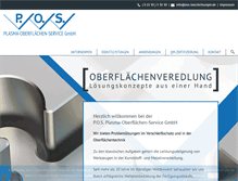 Tablet Screenshot of pos-beschichtungen.de